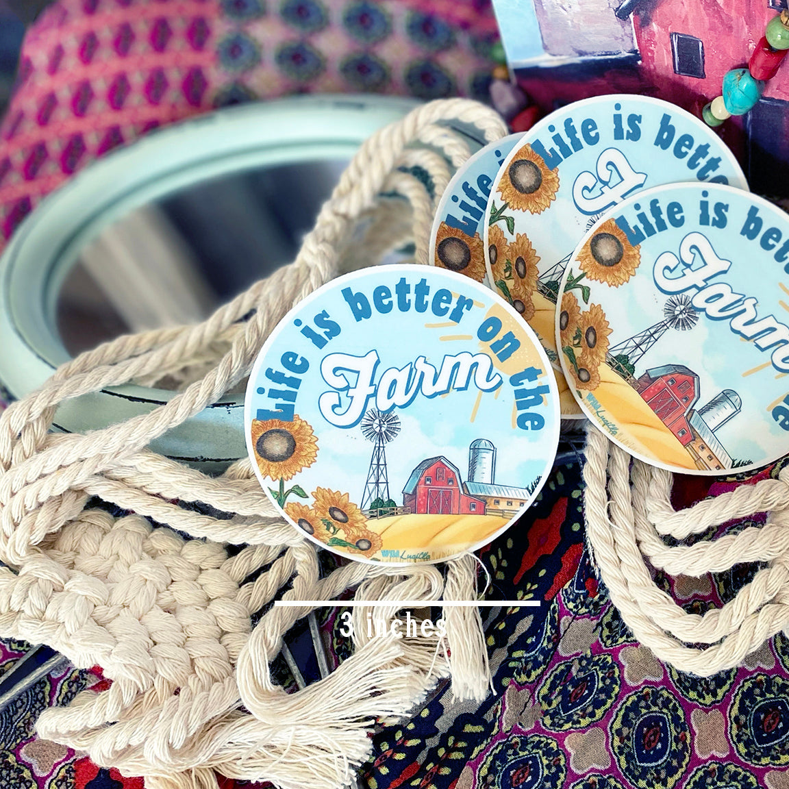 Life Is Better On The Farm - Rural Decal