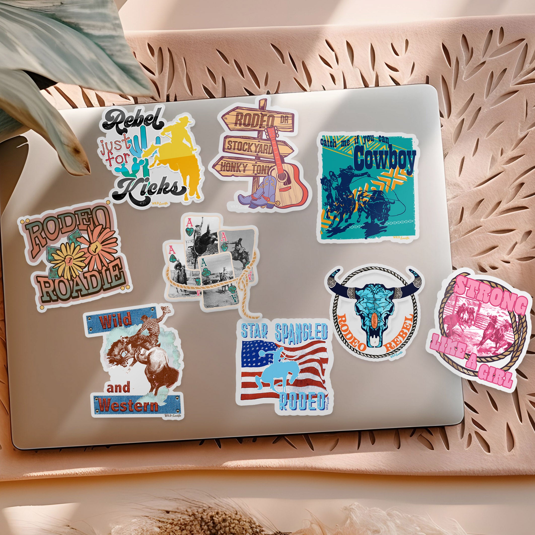 Rodeo themed Western Vinyl Sticker Decals – Decal Barn