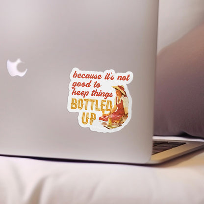 Bottled Up - Sassy Vinyl Tumbler or Car Decal