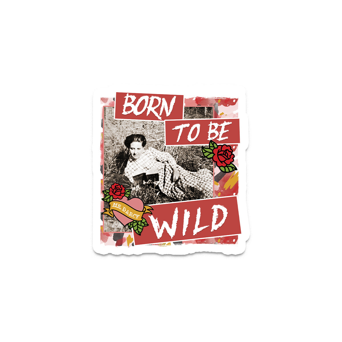 Born To Be Wild Book Reader - Sassy Vinyl Sticker Decal