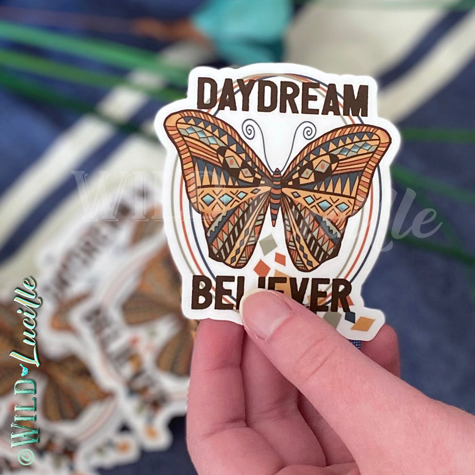 Daydream Believer Boho Butterfly - Vinyl Decal