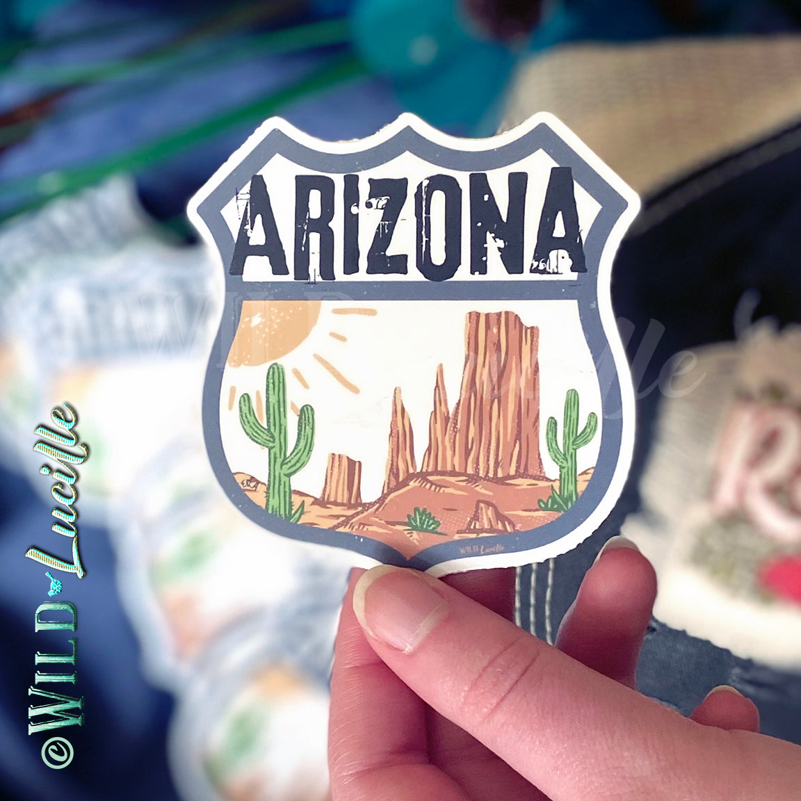 Arizona Tourist - Travel Souvenir Vinyl Decal