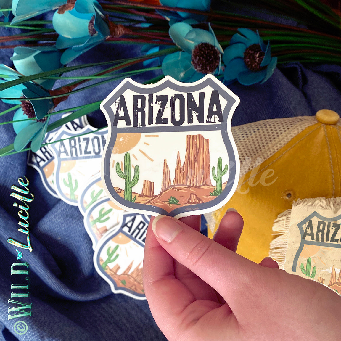 Arizona Tourist - Travel Souvenir Vinyl Decal