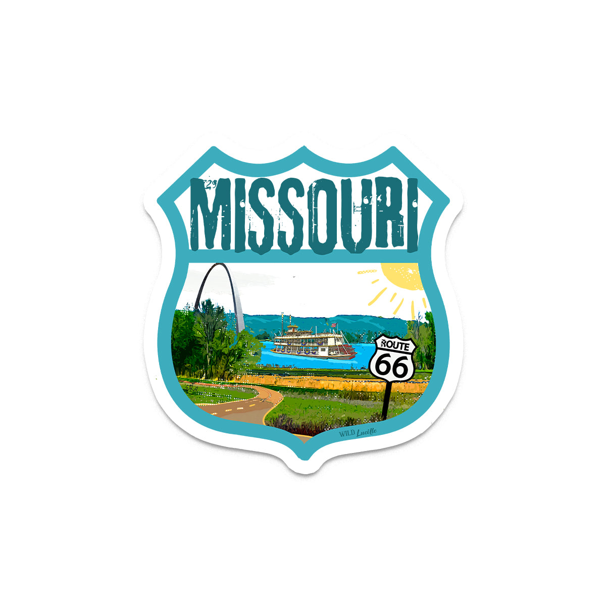 Missouri Tourist - Travel Souvenir Vinyl Decal