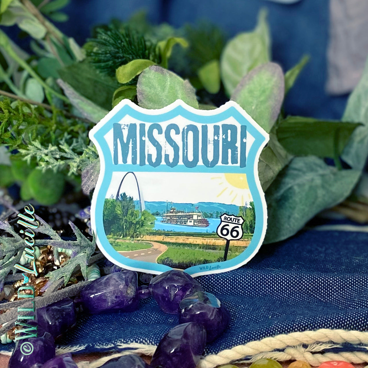 Missouri Tourist - Travel Souvenir Vinyl Decal