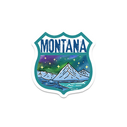 Montana Tourist - Travel Souvenir Vinyl Decal