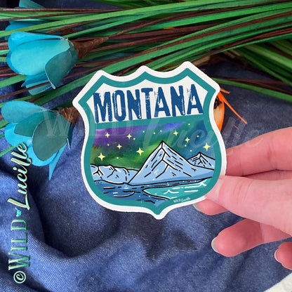 Montana Tourist - Travel Souvenir Vinyl Decal