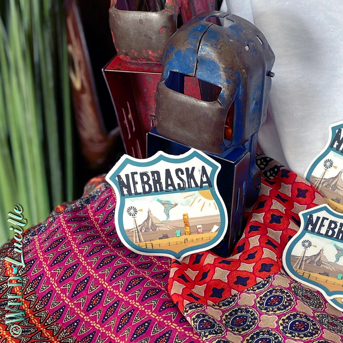 Nebraska Tourist - Travel Souvenir Vinyl Decal
