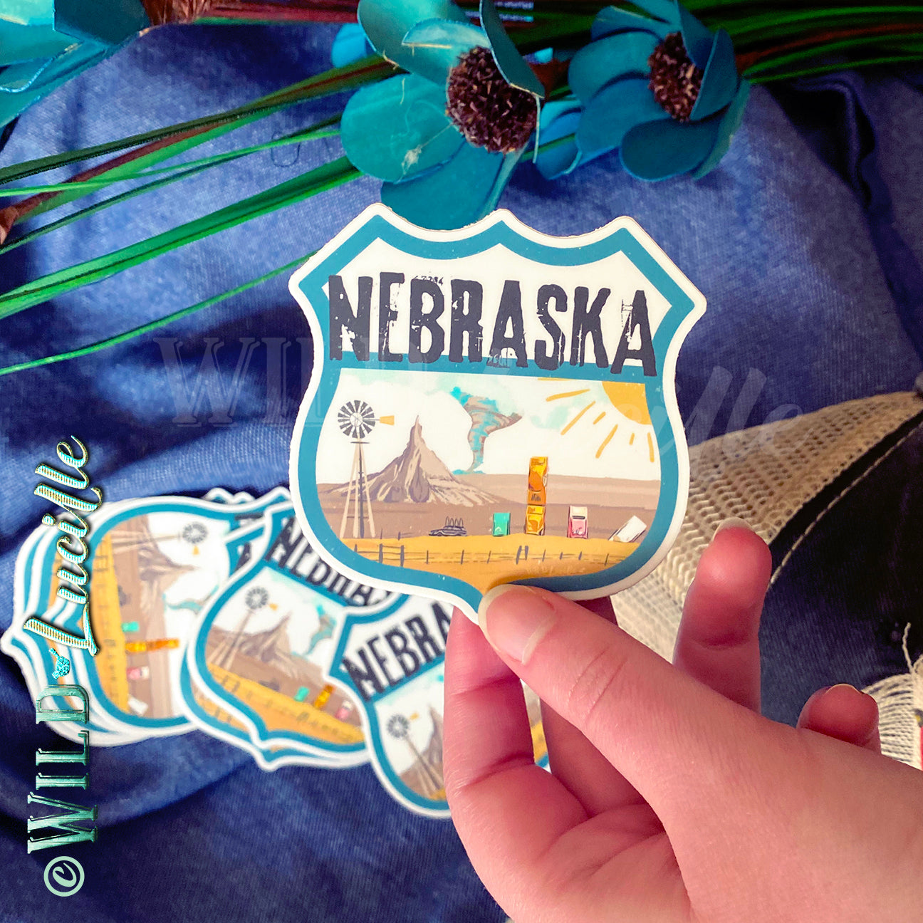 Nebraska Tourist - Travel Souvenir Vinyl Decal
