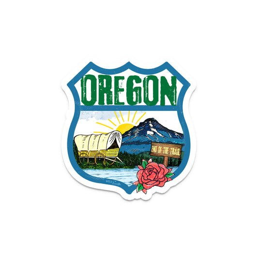 Oregon Tourist - Travel Souvenir Vinyl Decal