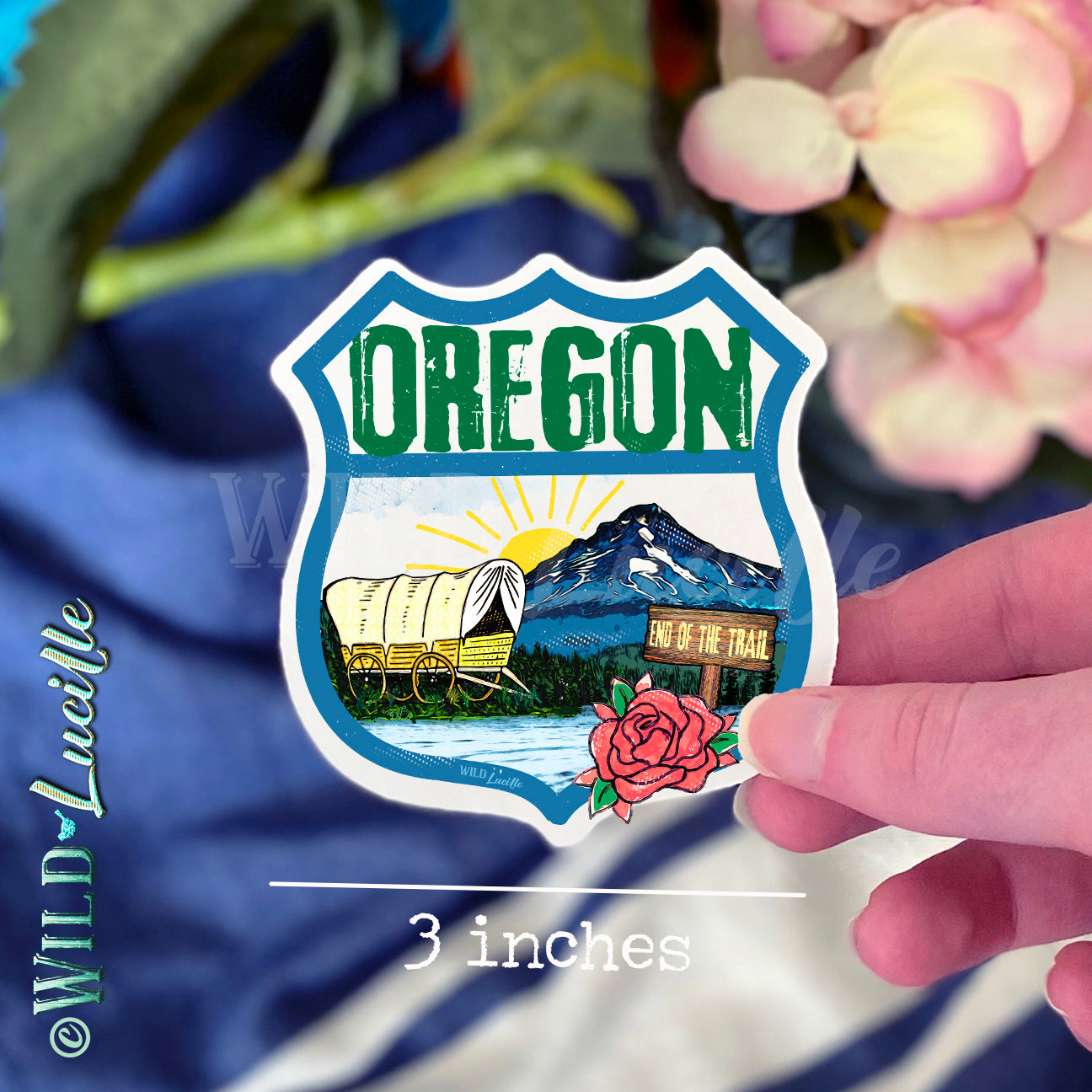 Oregon Tourist - Travel Souvenir Vinyl Decal