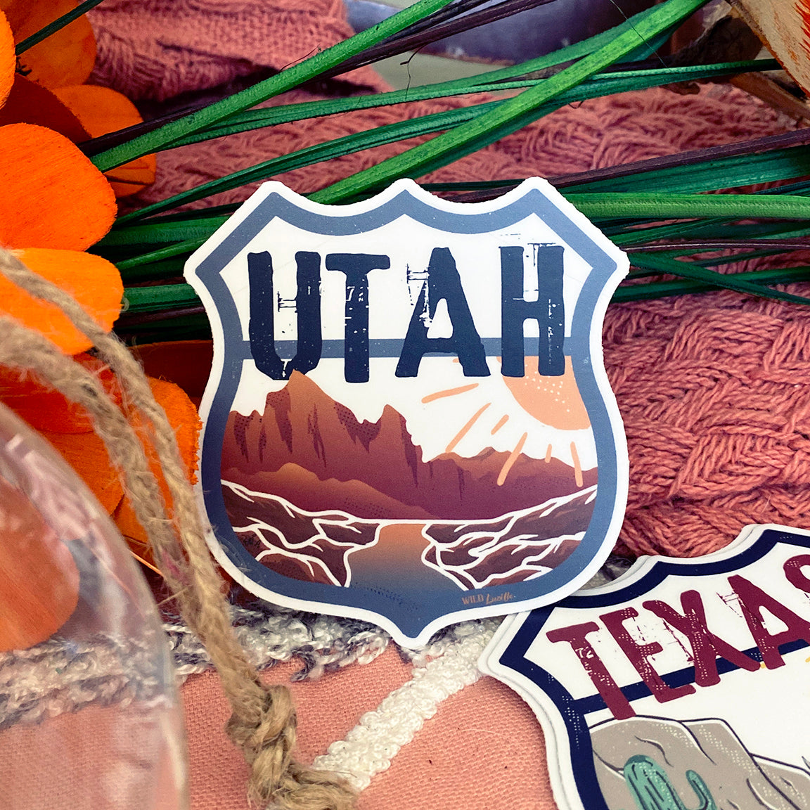 Utah Tourist - Travel Souvenir Vinyl Decal