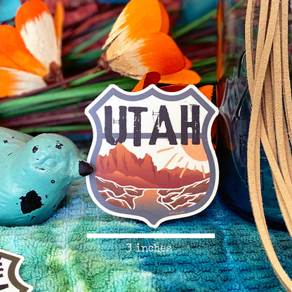 Utah Tourist - Travel Souvenir Vinyl Decal