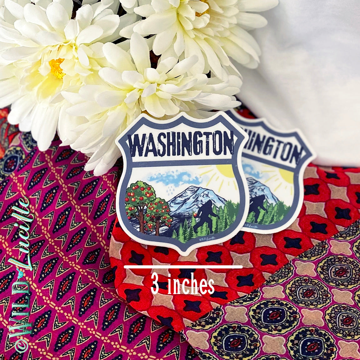 Washington Tourist - Travel Souvenir Vinyl Decal