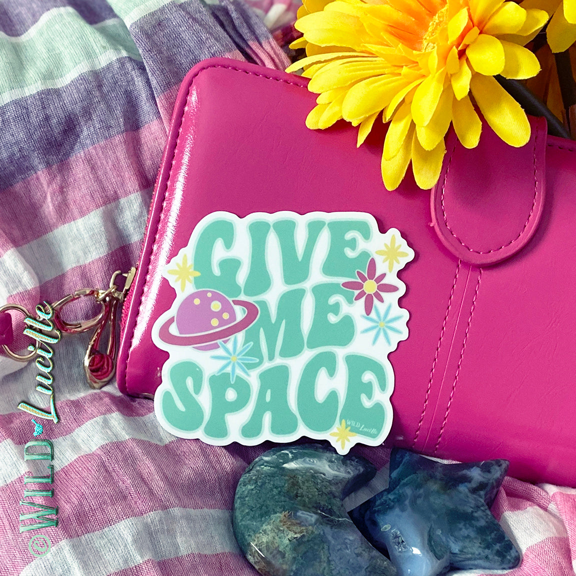 Give Me Space - Retro Sticker Decal