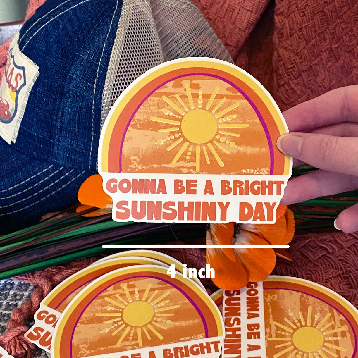 Bright Sunshiny Day - Jumbo Inspirational Vinyl Decal
