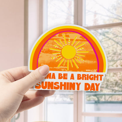 Bright Sunshiny Day - Jumbo Inspirational Vinyl Decal