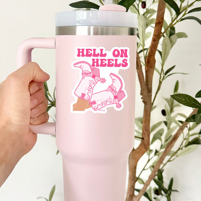 Hell On Heels - Western Vinyl Decal