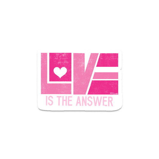 Love Is The Answer - Vinyl Decal