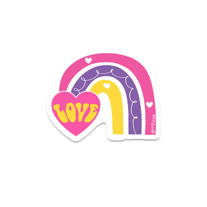 Rainbow Love - Vinyl Decal