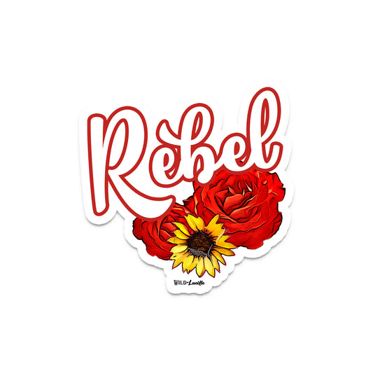Rebel Rose - Retro Western Vinyl Decal