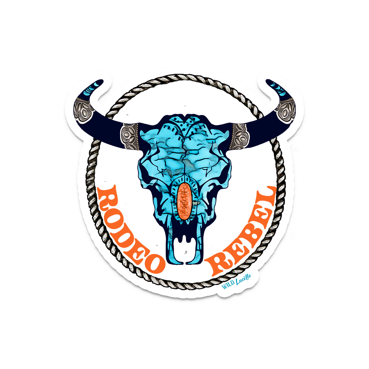 Cool Rodeo Decals Rodeo Rebel Western Vinyl Sticker Decals | Decal Barn