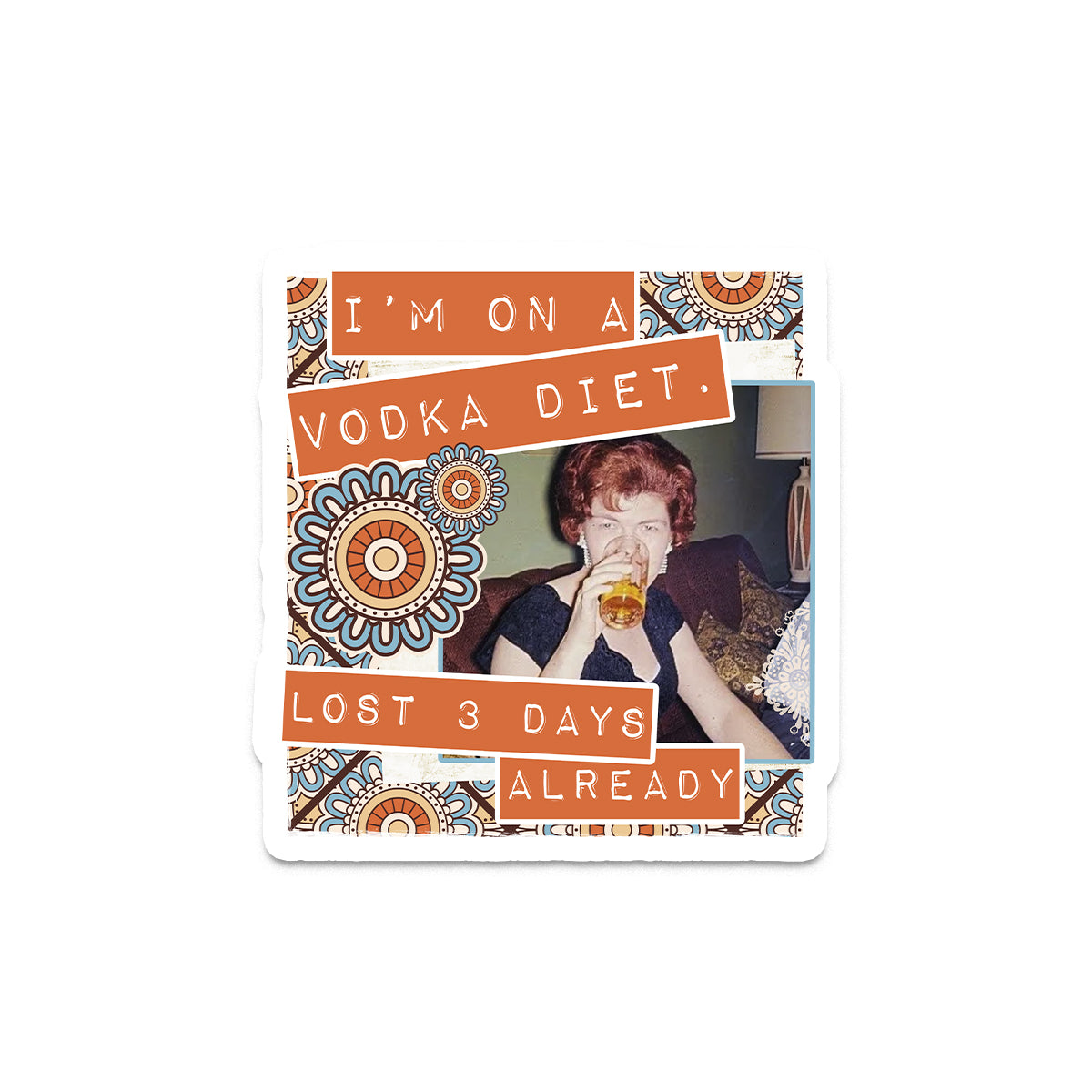 Vodka Diet - Sassy Vinyl Sticker Decal