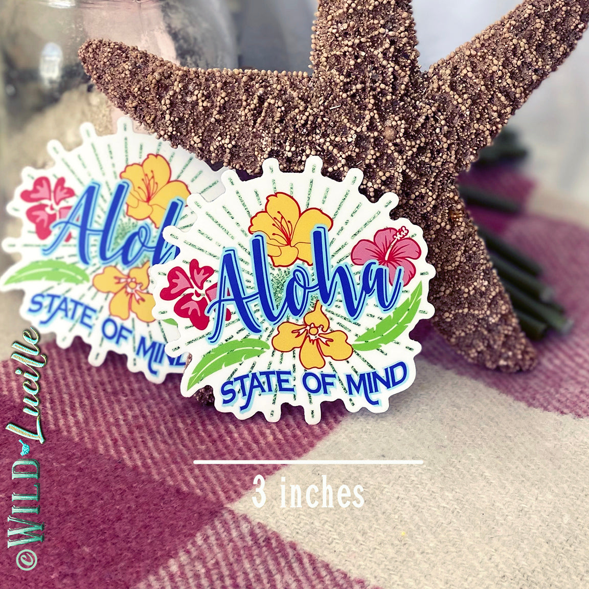 Aloha State of Mind Vinyl Decal