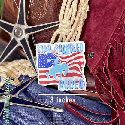 Star Spangled Rodeo - Patriotic Vinyl Decal