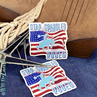 Star Spangled Rodeo - Patriotic Vinyl Decal