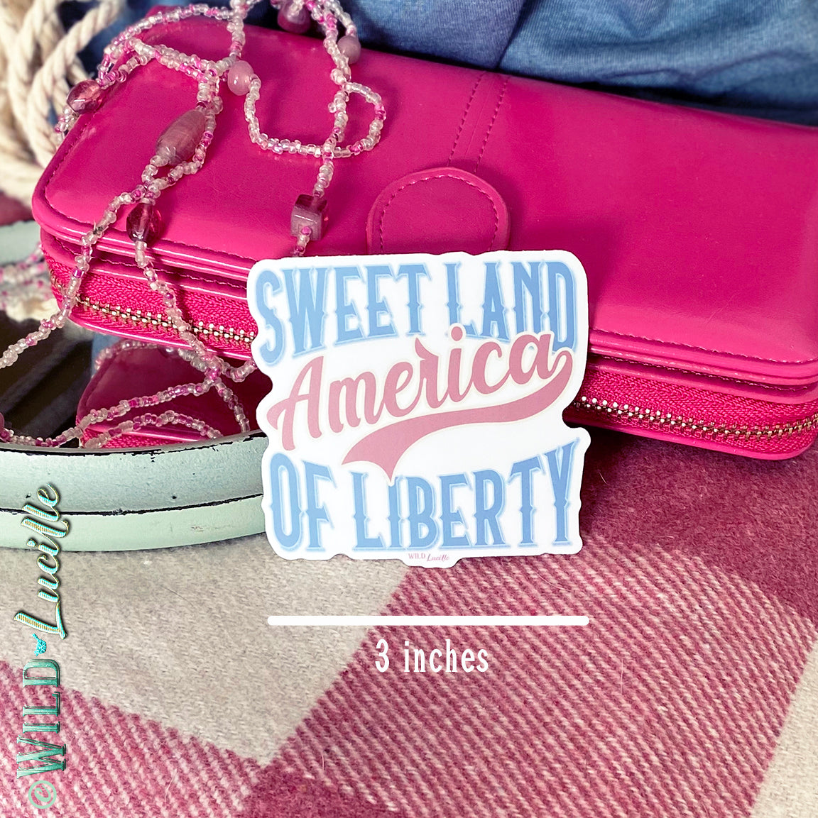 Sweet Land of Liberty - Patriotic Vinyl Decal